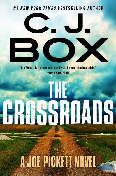Book cover featuring a dirt road under a cloudy sky with text overlaid.